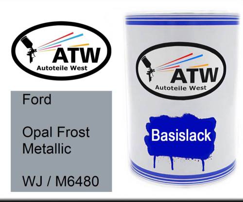 Ford, Opal Frost Metallic, WJ / M6480: 500ml Lackdose, von ATW Autoteile West.